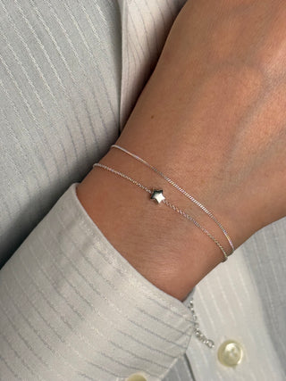 dainty sliding star bracelet - Chula Co.