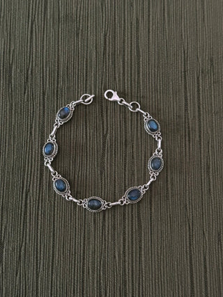 ornate labradorite bracelet