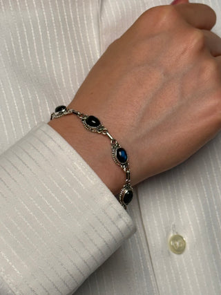 ornate labradorite bracelet
