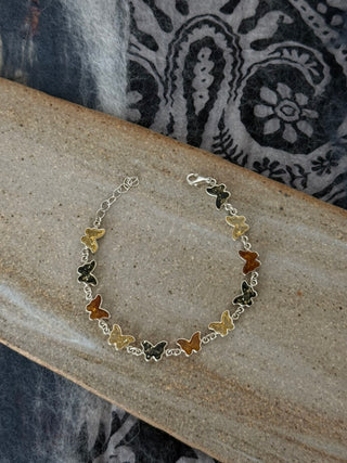 baltic amber butterfly bracelet