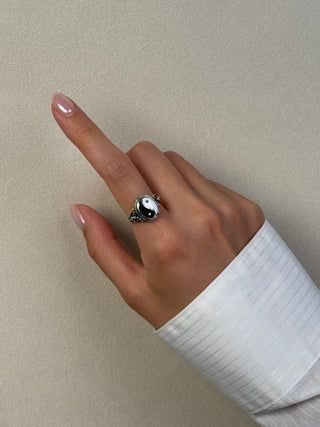 statement yin yang ring - Chula Co.