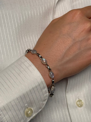 rainbow moonstone bracelet