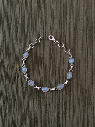 rainbow moonstone bracelet