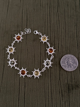 celestial sun amber bracelet - Chula Co.