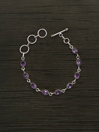 faceted amethyst bracelet - Chula Co.