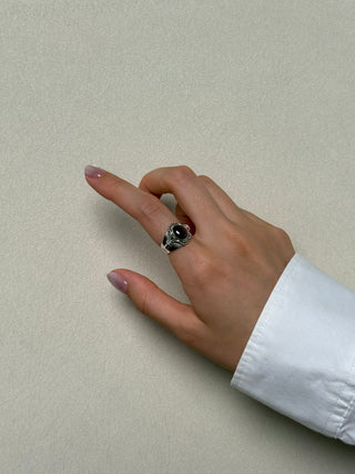 statement garnet ring - Chula Co.