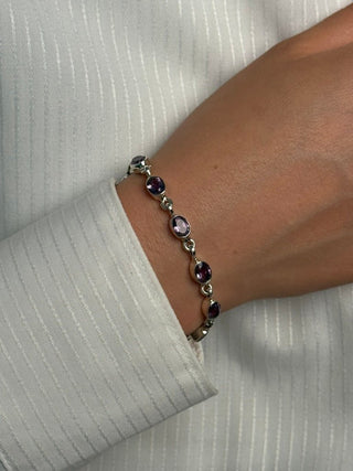 faceted amethyst bracelet - Chula Co.