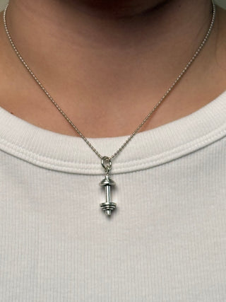 dumbbell pendant