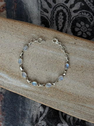 rainbow moonstone bracelet