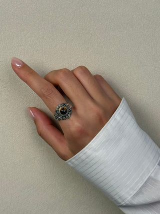 antique inspired tiger's eye ring - Chula Co.