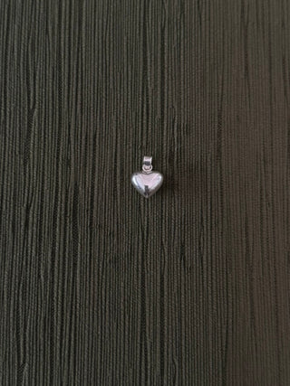 small puffy heart pendant