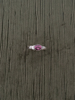 pink tourmaline organic style ring - Chula Co.