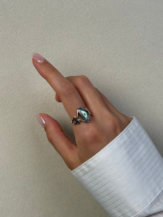 whimsy abalone ring - Chula Co.