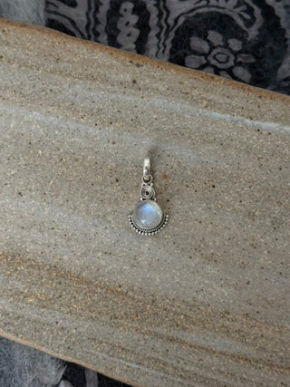 whimsy rainbow moonstone pendant