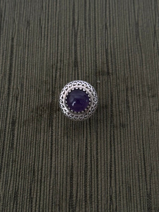 statement round amethyst ring - Chula Co.