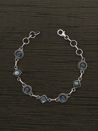 mixed shaped labradorite bracelet - Chula Co.