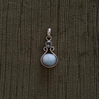 petite larimar pendant - Chula Co.