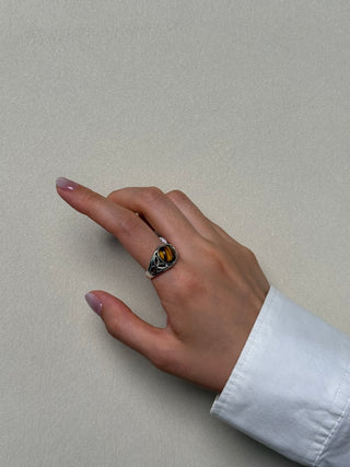 tiger eye relic ring - Chula Co.