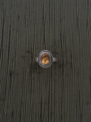 merchant's faceted citrine ring - Chula Co.