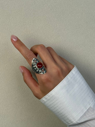 statement carnelian ring - Chula Co.