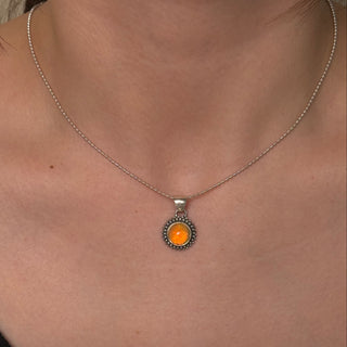 Ethiopian opal bezel pendant - Chula Co.