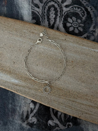 dainty celestial sun bracelet