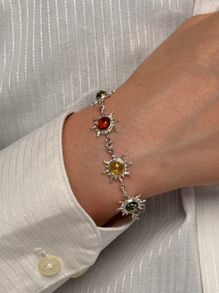 celestial sun amber bracelet - Chula Co.