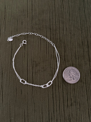 asymmetrical chain bracelet - Chula Co.