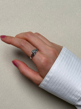 intricate lotus ring