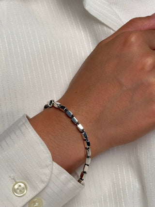 solid rectangular organic shaped bracelet - Chula Co.