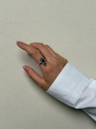 antique style amethyst ring - Chula Co.