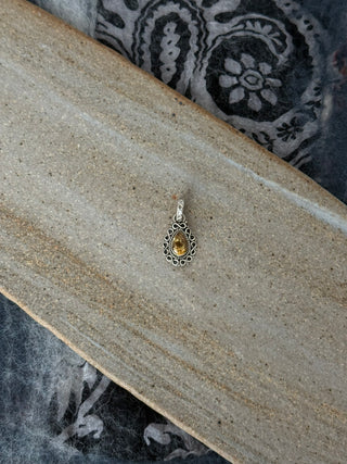 citrine pendant