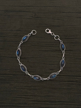 marquise shaped labradorite bracelet - Chula Co.