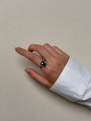 square labradorite ring - Chula Co.