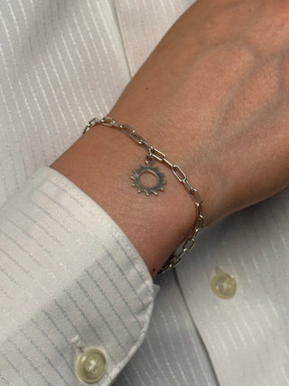 dainty celestial sun bracelet
