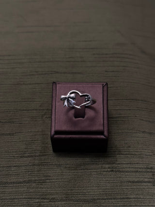 heart ribbon ring - Chula Co.