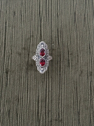 embellished garnet ring - Chula Co.