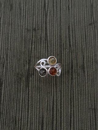 whimsy amber trio ring - Chula Co.