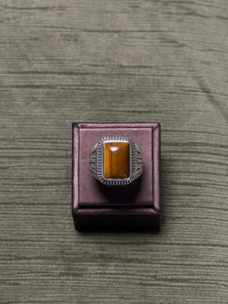 statement tiger's eye ring - Chula Co.