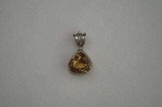 ornate citrine pendant