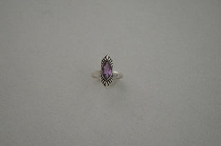 marquise amethyst ring