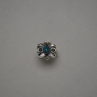 antique setting turquoise ring