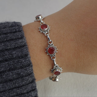 carnelian sun bracelet