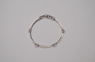 curved bar link bracelet - Chula Co.
