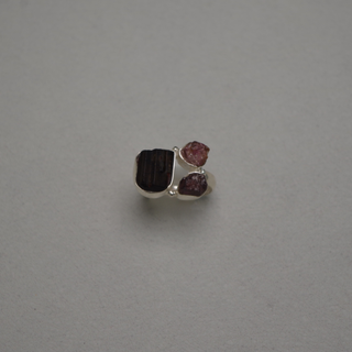 trio tourmaline ring