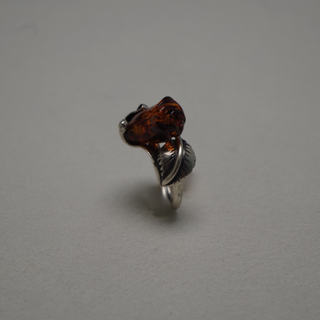 baltic amber rose ring